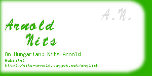 arnold nits business card